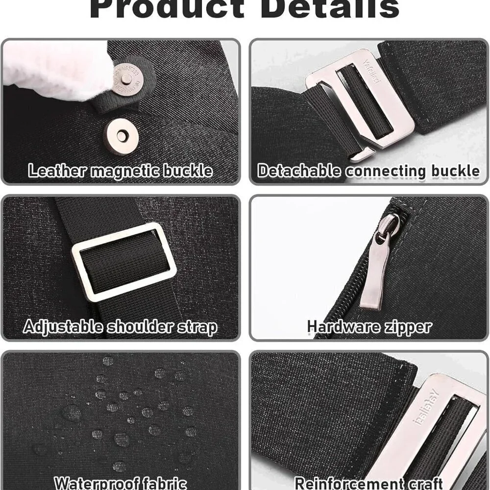 Anti Theft Travel Bag Nylon Large Capacity Cross-body Sling for Travel
